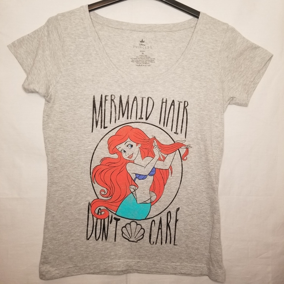 Disney Tops - Disney Princess Ariel "Mermaid Hair Dont Care" Tee